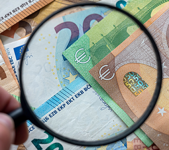 Image depicting euro banknotes
